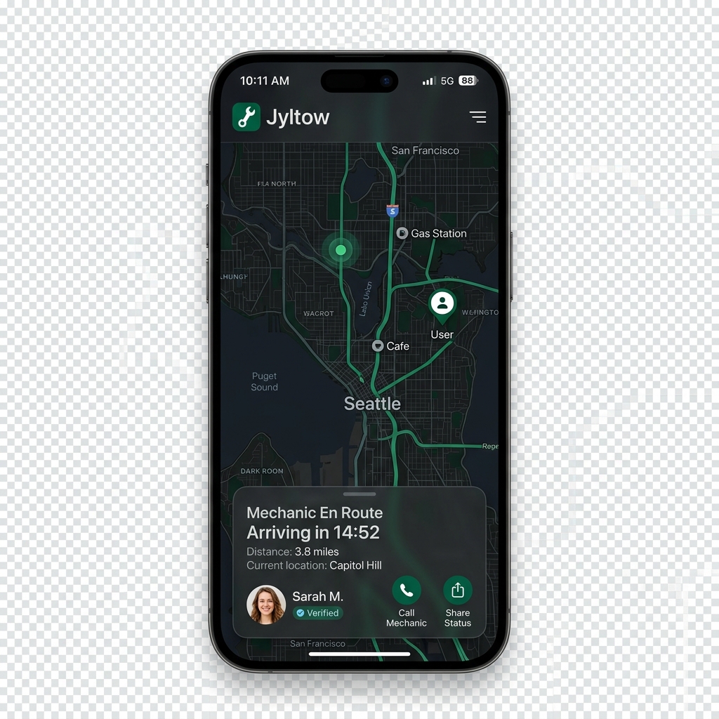 JYLTOW Customer App Interface