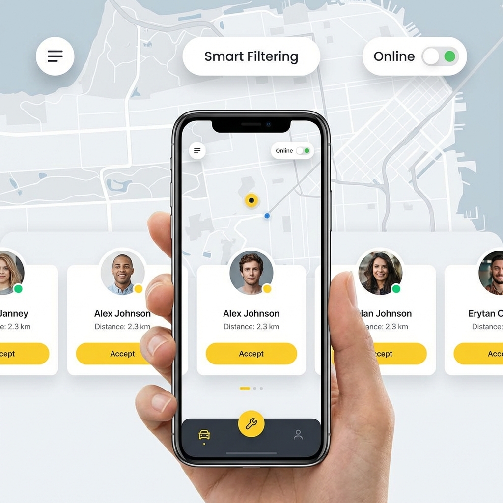 JYLTOW Pro App Dashboard